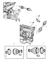 Diagram for Dodge Intermediate Shaft - 68052285AA