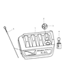 Diagram for Jeep Compass Engine Cover - 4891715AB