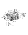 Diagram for Jeep Grand Cherokee Crankshaft Seal - 68006028AA