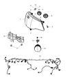 Diagram for Dodge Avenger Headlight - 5303745AD