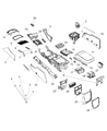 Diagram for Chrysler 300 Cup Holder - 5PF372X9AA