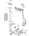 Diagram for 2009 Dodge Nitro Ball Joint - 5135651AE