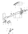 Diagram for Dodge Stratus Door Latch Assembly - MR970918