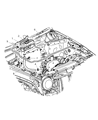 Diagram for 2004 Jeep Liberty Coolant Reservoir - 52079849AA