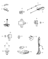 Diagram for 2021 Jeep Compass TPMS Sensor - 68313387AC