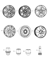 Diagram for Dodge Grand Caravan Spare Wheel - ZX30PAKAC