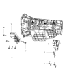 Diagram for Ram Transmission Mount - 52122843AC