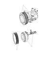 Diagram for 2004 Dodge Dakota A/C Clutch - 5140462AA