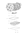 Diagram for Mopar Automatic Transmission Filter - 68224232AA