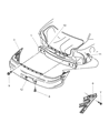 Diagram for 1998 Dodge Neon Bumper - 4741657