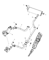 Diagram for 2008 Jeep Wrangler Catalytic Converter - 68024804AB
