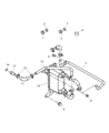 Diagram for 2006 Dodge Ram 3500 Transmission Oil Cooler Hose - 5086943AA