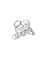 Diagram for 2001 Chrysler Prowler Brake Master Cylinder - 4882872