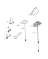 Diagram for Dodge Charger Antenna - 68281281AA
