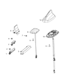 Diagram for 2017 Dodge Charger Antenna - 68281281AA