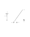 Diagram for Ram ProMaster 2500 Antenna - 68169773AA