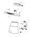 Diagram for 2006 Chrysler Pacifica Tail Light - 5103331AB