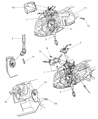 Diagram for 1999 Chrysler Cirrus Steering Column Cover - QH24VK9AB