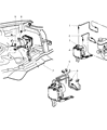Diagram for 2000 Jeep Grand Cherokee ABS Control Module - 56041022AG