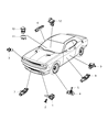 Diagram for 2014 Dodge Charger Occupant Detection Sensor - 56038930AB