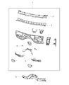 Diagram for 2021 Dodge Durango Dash Panels - 68251645AD