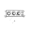 Diagram for 2011 Ram 2500 A/C Switch - 55111292AC