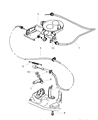 Diagram for Mopar Throttle Cable - 52010487AA