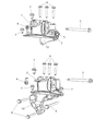 Diagram for Jeep Patriot Engine Mount Bracket - 5105489AD