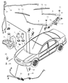 Diagram for 2005 Dodge Stratus Washer Reservoir - 5019328AC