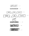 Diagram for Ram Emblem - 68362221AC