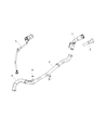 Diagram for 2020 Jeep Wrangler Fuel Filler Neck - 68297733AC