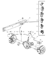 Diagram for 2006 Dodge Ram 3500 Brake Line - 52121634AE