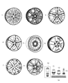 Diagram for 2014 Dodge Grand Caravan Spare Wheel - 4721860AB