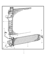 Diagram for Dodge Dakota Oil Cooler - 82205677