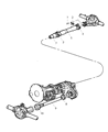 Diagram for 2000 Jeep Grand Cherokee Drive Shaft - 52111483AA