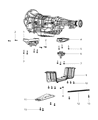 Diagram for 2011 Dodge Durango Transmission Mount - 4578844AA