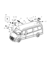 Diagram for 2007 Dodge Sprinter 3500 Battery Terminal - 68016719AA