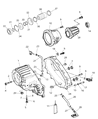Diagram for 2004 Jeep Grand Cherokee Transfer Case - 5014045AA
