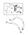 Diagram for Dodge Ram 1500 Oil Cooler - 5290412AC