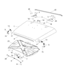 Diagram for 2016 Jeep Wrangler Hood - 68170741AB