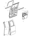 Diagram for 2009 Dodge Dakota Weather Strip - 55359396AG