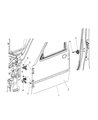 Diagram for 2008 Dodge Nitro Door Hinge - 55360919AE