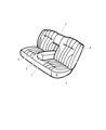 Diagram for 1998 Chrysler Concorde Seat Cover - RA471D5AA