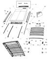 Diagram for 2019 Jeep Wrangler Rear Door Striker - 68371789AA