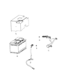 Diagram for Chrysler 200 Battery Cable - 68171510AH