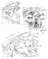 Diagram for 2010 Dodge Dakota A/C Hose - 55056371AG