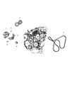 Diagram for 2002 Jeep Wrangler Alternator - 56041565AB