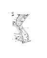 Diagram for 2005 Jeep Grand Cherokee Antenna - 5091504AC