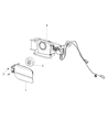 Diagram for Dodge Charger Fuel Door - 68040389AA