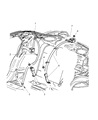 Diagram for 2005 Dodge Magnum Seat Belt - UW801DVAC